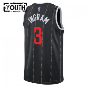 Dres Toronto Raptors Brandon Ingram Nike 2025-26 City Edition Crno Swingman - Dječji